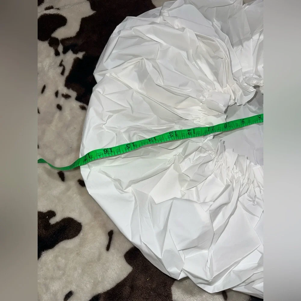 Plastic outdoor patio table cover